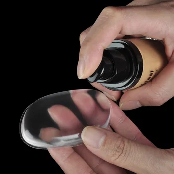 

10pcs/lot Blending Powder Smooth Puff Beauty Foundation transparent silicone Sponges