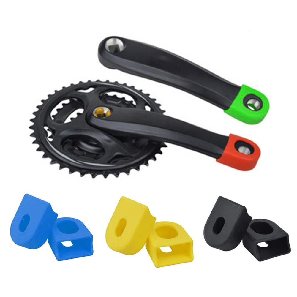 1Pair crank protector protective cover Crankset Mountainbike Bicycle Protective Bash Boots For Alloy Crank Arm New arrival