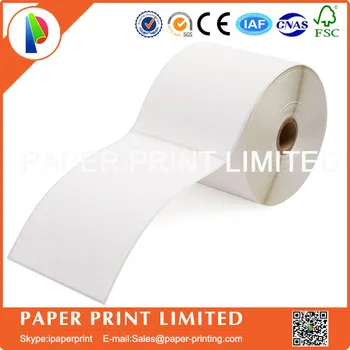 

3 x Rolls 4x 6 Direct Thermal UPS, USPS, Fedex Shipping Mailling Label For 1" Core Zebra 2844 ZP-450 ZP-500 ZP-505 Printer