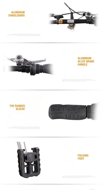 Top Man and Woman Bilateral Folding Pedals Front and Rear Mechanical Disc Brake Ultra-light Portable Small Aluminum Alloy Bike 7