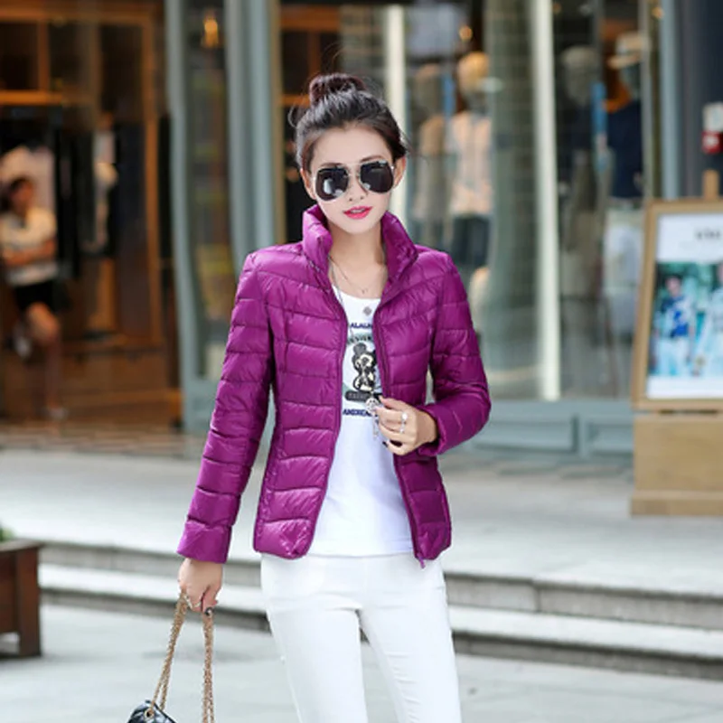 ladies short down jackets