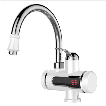

Dropshipping Tankless Electric Hot Water Heater Faucet Kitchen Instant Heating Tap Water Heater with LED