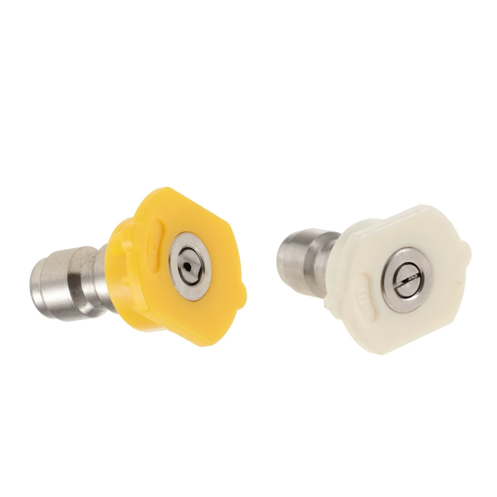 

1/4 Quick Connection Design Pressure Multiple Degrees Washer Spray Nozzle 15 Degrees 40 Degrees