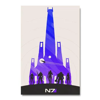 

Mass Effect 2 3 4 Game Silk Poster Wall Art Print 12x18 24x36 inch Decorative Pictures Wallpaper Living Room Decoration 010