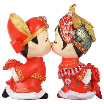 

Kiss baby gift resin Couples furnishing articles decorations Couples doll Furnishing articles doll