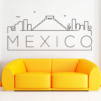 

Art Design Home Decoration Mexico Wall Sticker Removable House Decor Creative Beautiful Decals