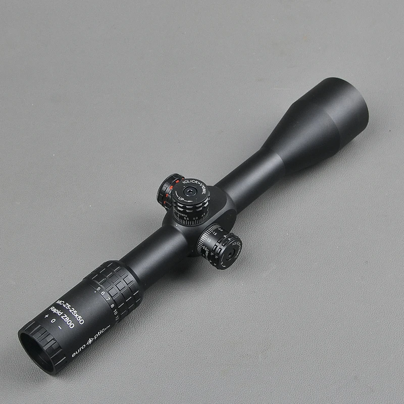 Тактический 5-25X50 FFP оптика Riflescope боковой Параллакс тактические охотничьи прицелы винтовка для прицела снайперская винтовка для страйкбола