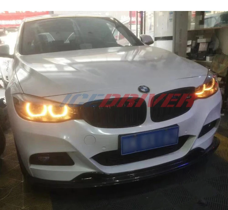 Icedriver для BMW 3 серии ангельские глазки F30 DRL RGB многоцветный светодиодный щит F31 F34 3 GT дневные ходовые огни красный синий Демон глаз