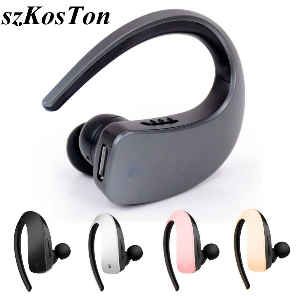Koop Mini Business Draadloze Bluetooth Oortelefoon Handsfree Bluetooth Headset Noise Cancelling Oordopjes met Microfoon voor Xiaomi iPhone