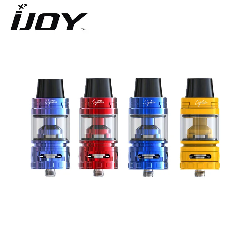 

Original Ijoy Captain S Sub Ohm Tank 4ml Electronic Cigarette Vaporizer Atomizer Vape With CA2 CA3 coil Fit E Cigarettes Box Mod