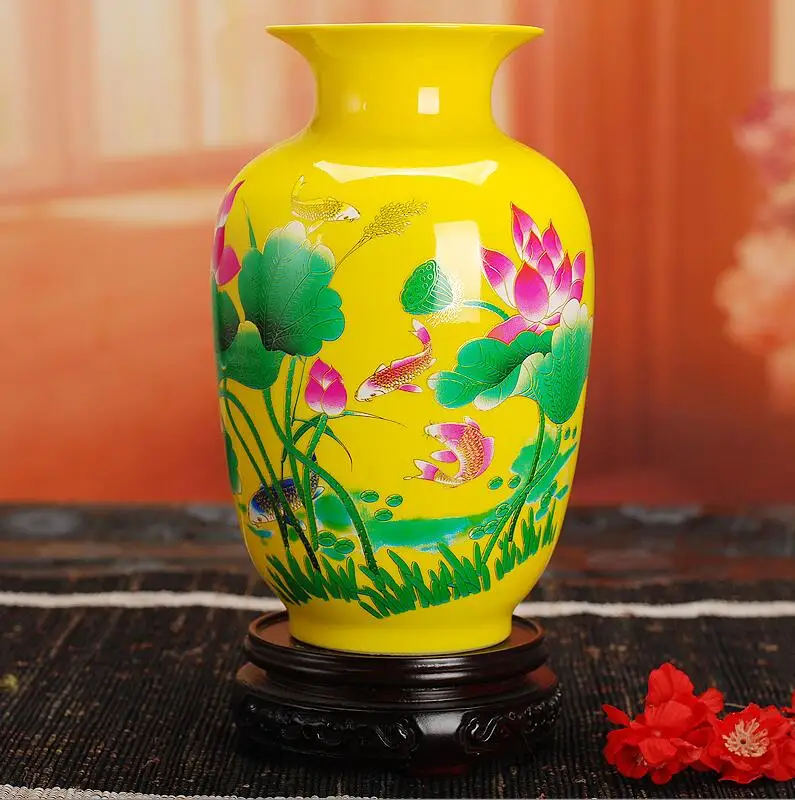 

Jingdezhen ceramic floor vase modern fashion vase decoration living room decoration