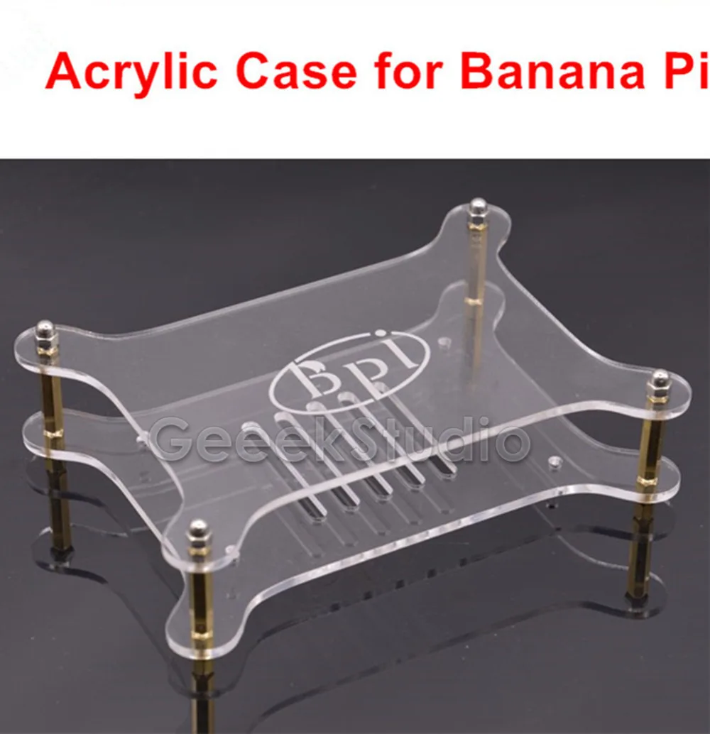 

Transparent Clear Acrylic Case Clear Shell Enclosure for Banana Pi M1 BPI-M2 M3 M1+