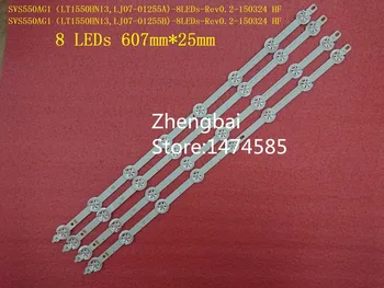 

New 10 Pieces(5*A+5*B)55" LED strip SVS550AG1(LTI550HN13,LJ07-01255A LJ07-01255B)-8LEDs-Rev0.2-150324 HF 8 LEDs 607mm