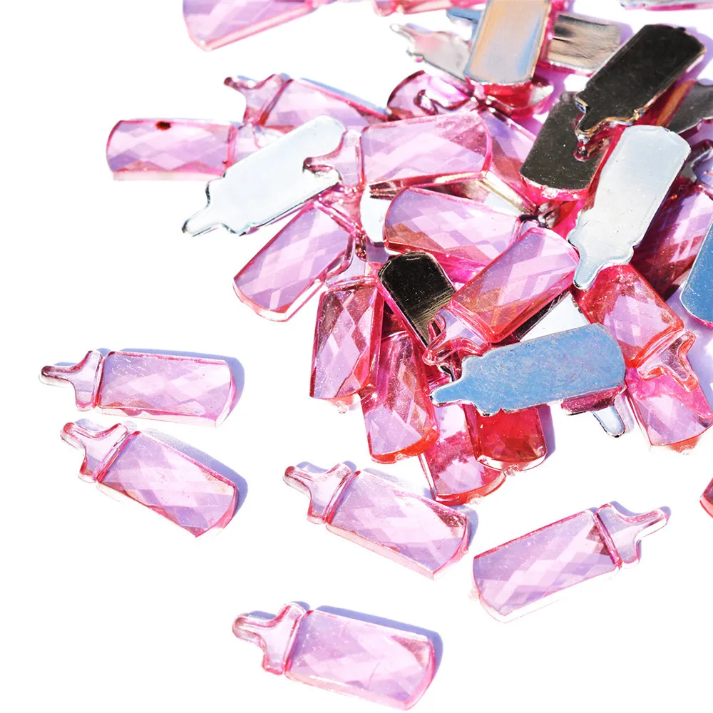 

Acrylic Baby Baptis Rhinestones Confetti Table Baby Birthday Party Decoration Decoration of celebrations and events wedding deco