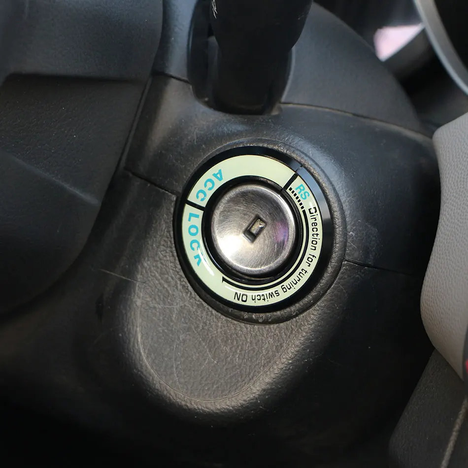 

Luminous Ignition Switch Cover Key Switch Decoration Ring for KIA RIO K2 K3 for Hyundai Solaris Verna Sonata Elantra Car Styling