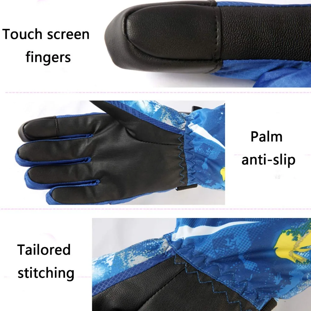 Ski Gloves Windproof Waterproof Winter Warm Gloves Motorcycle Snowboard