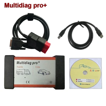 

Multidiag Pro without bluetooth by usb + for Cars/Trucks/Generics and OBD2 +plastic case VD TCS cdp pro obd Scanner