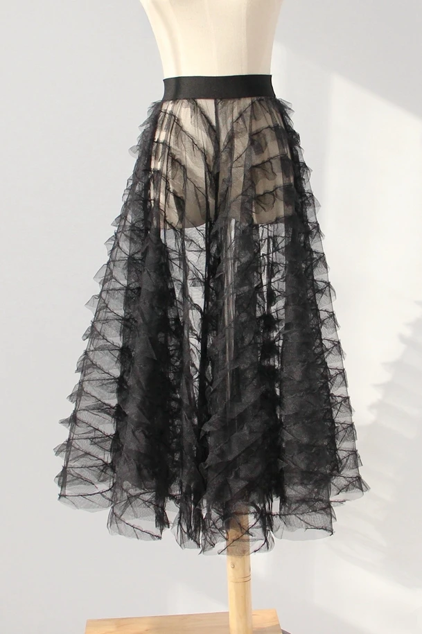 2019 new all match basic miniskirt pants cover skirt eyeholes pants cover skirt lace underskirt bust skirt slip