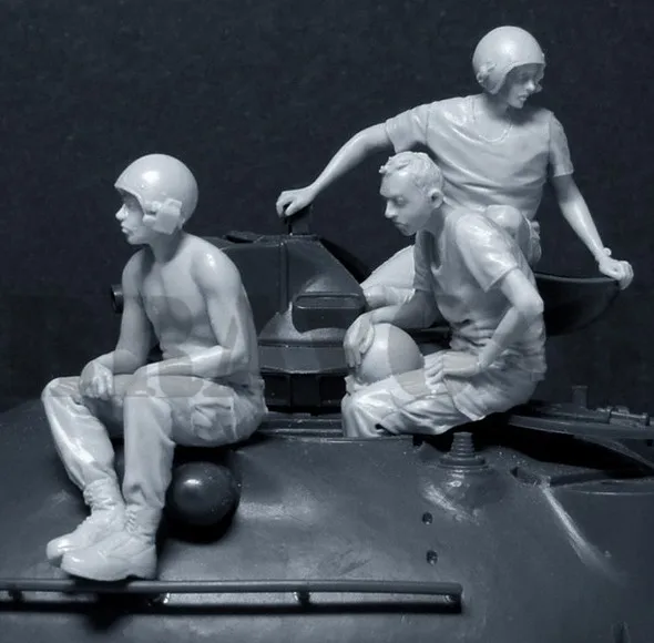 1/35 весы вьетнамские войны американская армейская танкер 3 человека Миниатюрные