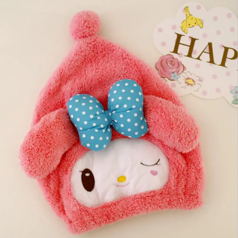 new Plush toy cartoon animal hair cap, strong absorptive dry long velvet ultra soft baby special dry hair cap, towels
