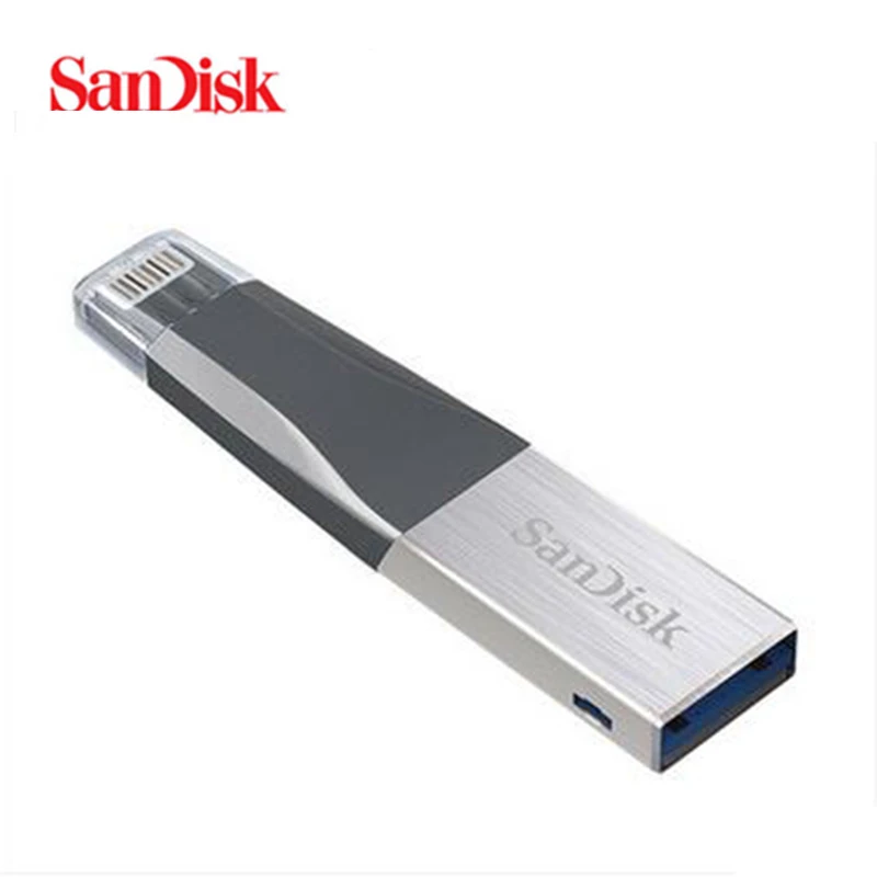 SanDisk OTG USB флеш накопитель 128GB USB3.0 stick 64GB 256GB SDIX40N с двойным интерфейсом для iPhone iPad APPLE
