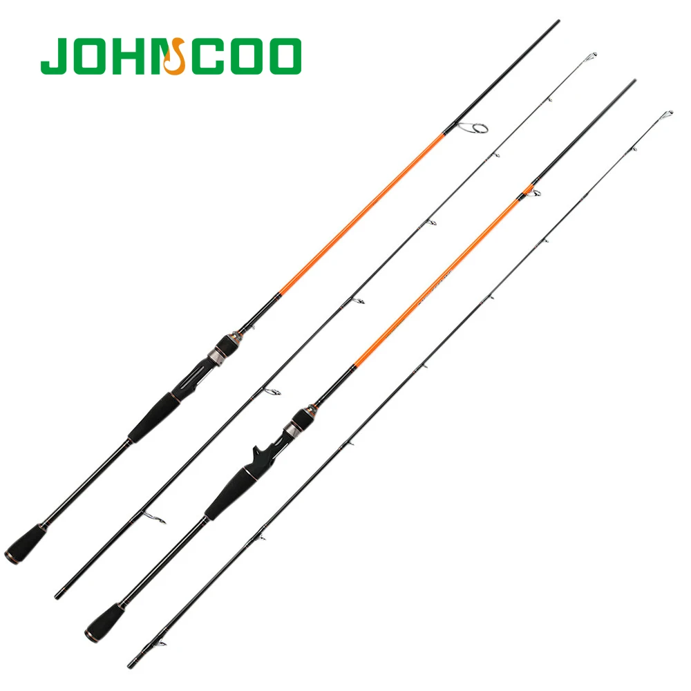 

JOHNCOO 2.1m Spinning for Fishing Rod 2 Section M power Fast Action Fishing Rod Casting Rod 7-21g Goods for Fishing Tackle