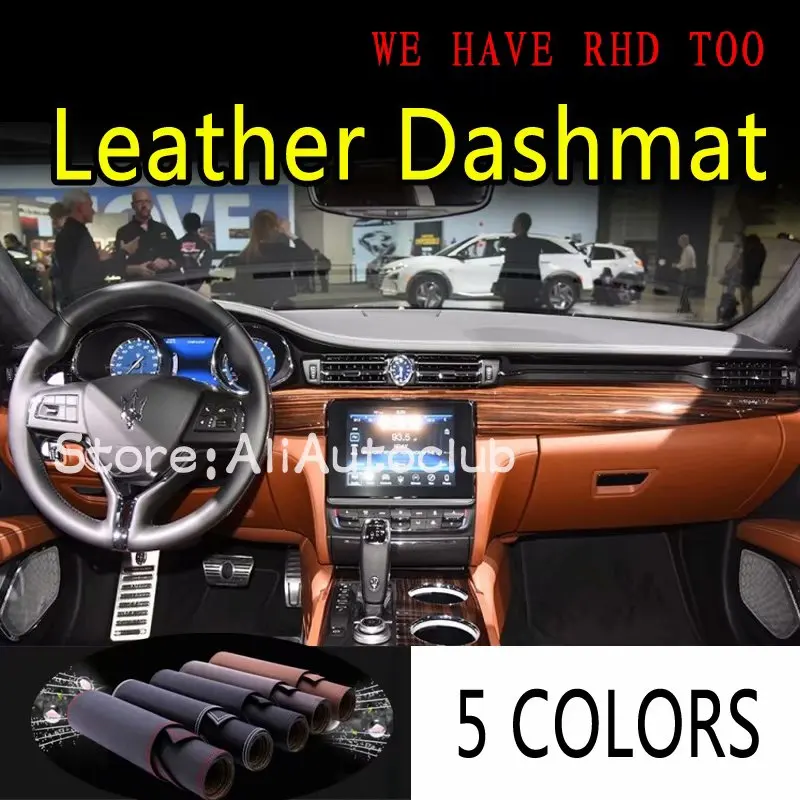 

For Maserati quattroporte 2013 2014 2015 2016 2017 2018 2019 2020 Leather Dashmat Car Styling Covers Dash Mat Dashboard Carpet