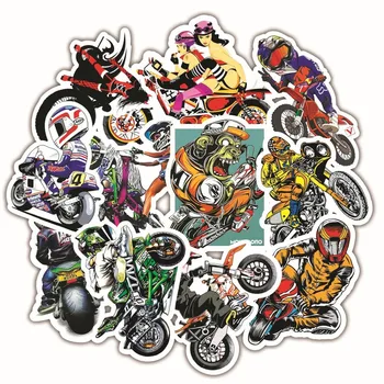 

30PCS Motorcycle Stickers Skull Sexy Girl stickers For Luggage Skateboard Bicycle Fridge Laptop Cute Cartoon Sticker Set