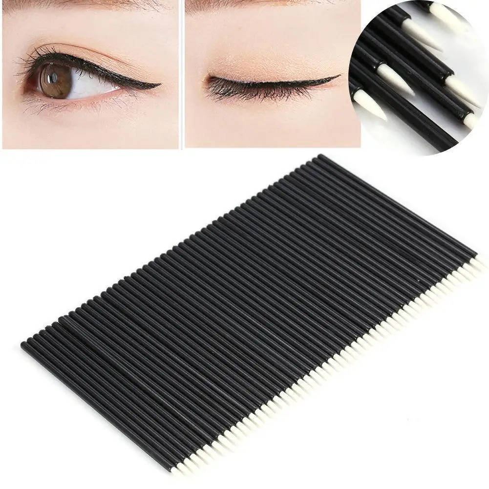 Disposable Eyeliner Brush 100Pcs Disposable Eye Makeup Eyeliner Liquid