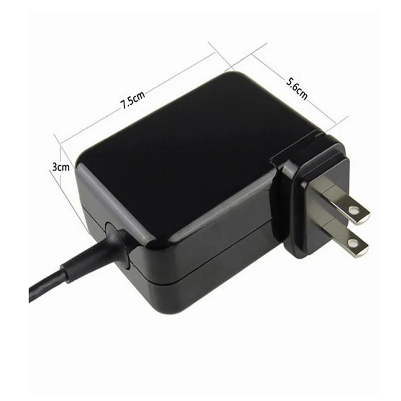 Прямая 19 в 1.75A ноутбук AC блок питания зарядное устройство адаптер для ASUS eeebook X205T X205TA США/ЕС/AU/Великобритания штекер черный