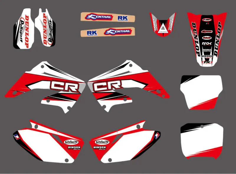 NICECNC Graphic Decals Stickers Kit For Honda CR125 CR250 CR 125 250 2002 2003 2004 2005 2006 2007 2008 2009 2010 2011 2012 NICECNC Graphic Decals Stickers Kit For Honda CR125 CR250 CR 125 250 2002 2003 2004 2005 2006 2007 2008 2009 2010 2011 2012