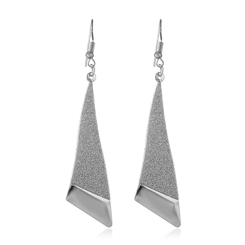 Женские серьги подвески Brincos longos para mulheres из серебра/золота с кристаллами и