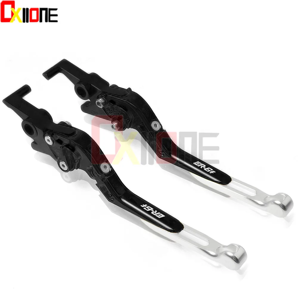 

NEW Folding Extendable Brake Clutch Levers ER-6F Motorcycle Accessories For KAWASAKI ER-6F ER6F ER 6F 2017-2018