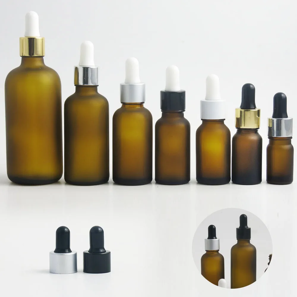 Флакон с пипеткой из янтарного стекла 100 мл 50 30 20 10 мл small liquid bottles 10ml glassbottle 10ml | Многоразовые бутылки -32530017580