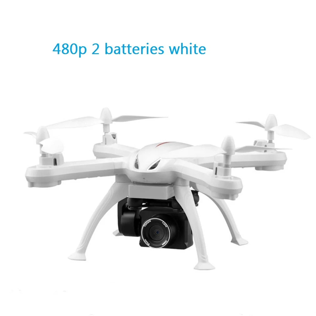 480p 2 battery white X6S Радиоуправляемый Дрон 4K 1080p Квадрокоптер с 720p 480p HD камерой 2,4 ГГц Wifi FPV дроны аэрофотосъемка Дрон долгое время RC самолет - Цвет: 480p 2 battery white