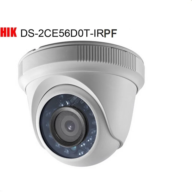 

Newest Hikvision Four in One DS-2CE56D0T-IRPF HD1080P TVI Camera IR 20m 2MP CCTV Camera Night Vision Indoor Camera with Logo