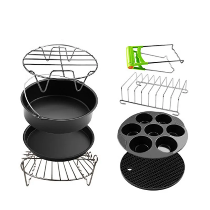

Kitchen Set Creative Fryer Accessories 8Pcs/Set Air Fryer Accessories Set Cooking Tool Baking Kitchen Tools Utensil Drop Shippin