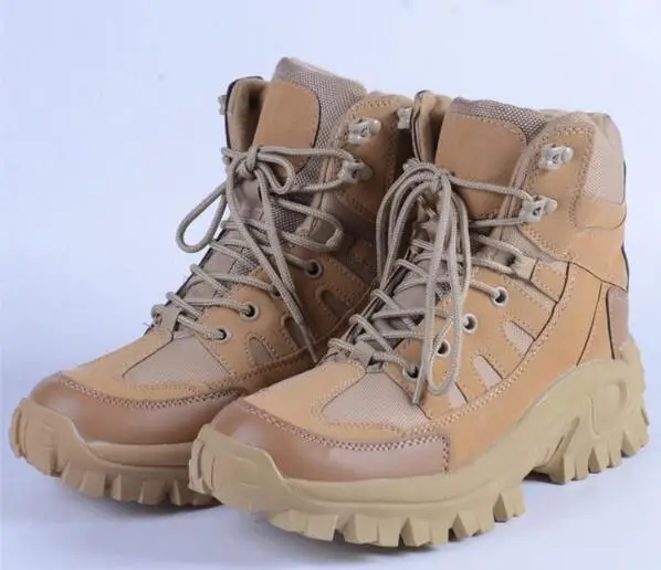 

Men walking boots man tactical army boots males waterproof breathable desert trekking walking shoes mens Mountain Combat boots
