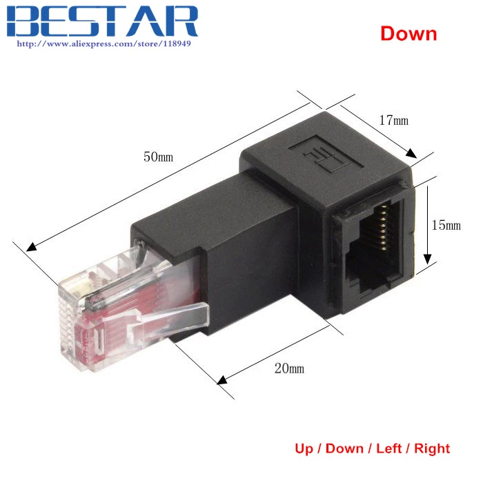 Cable Length: Other Computer Cables Left Angled 90 Degree 8P8C FTP STP UTP Cat 5e Male to Female LAN Ethernet Network Extension Adapter Cable Length: Other Computer Cables Left Angled 90 Degree 8P8C FTP STP UTP Cat 5e Male to Female LAN Ethernet Network Extension Adapter