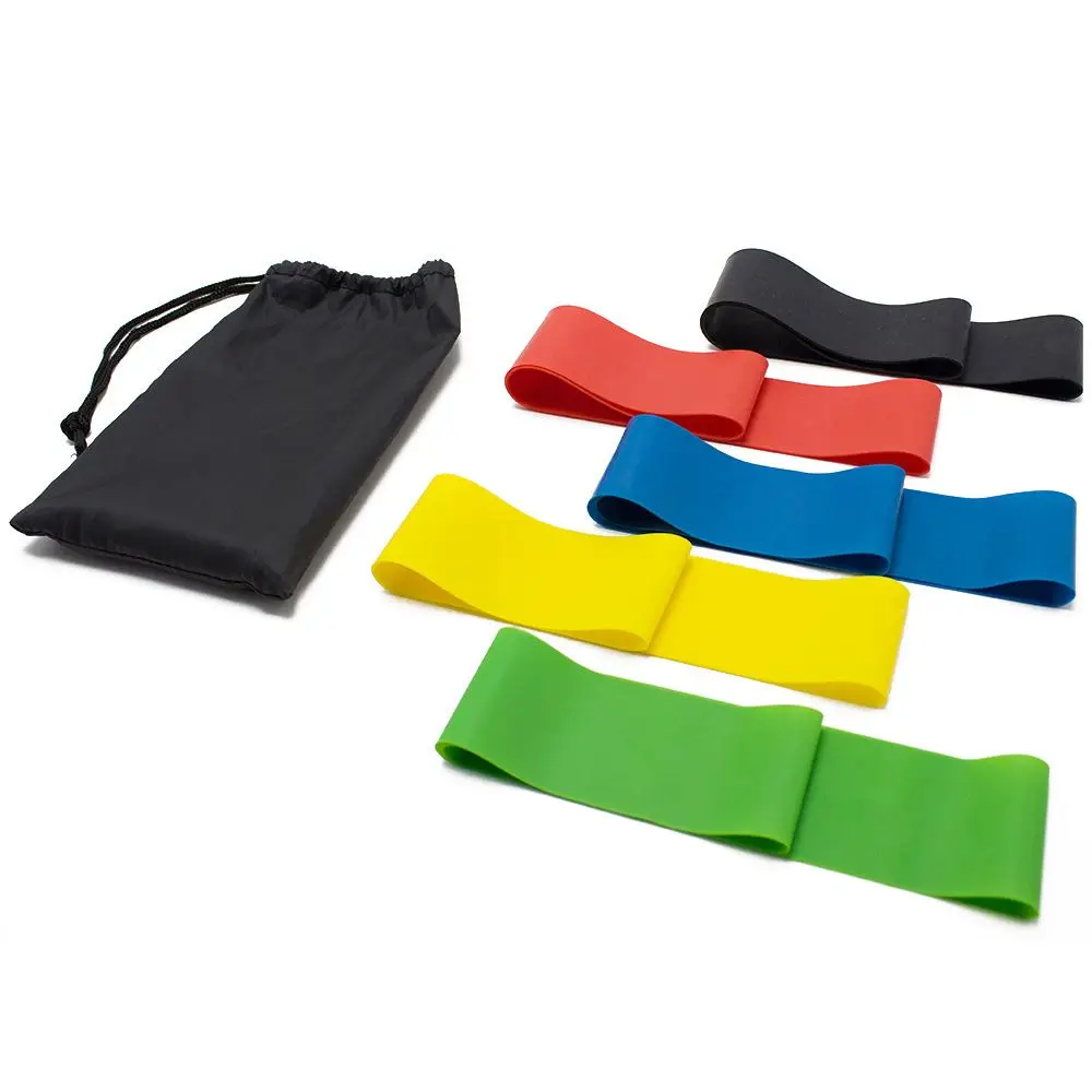 2019 Hot Sale5PCS/Set Resistance Band fitness 5 Niveaus Latex Gym Krachttraining Rubber Loops Bands Fitness CrossFit Apparatuur|Weerstandsbanden| - AliExpress