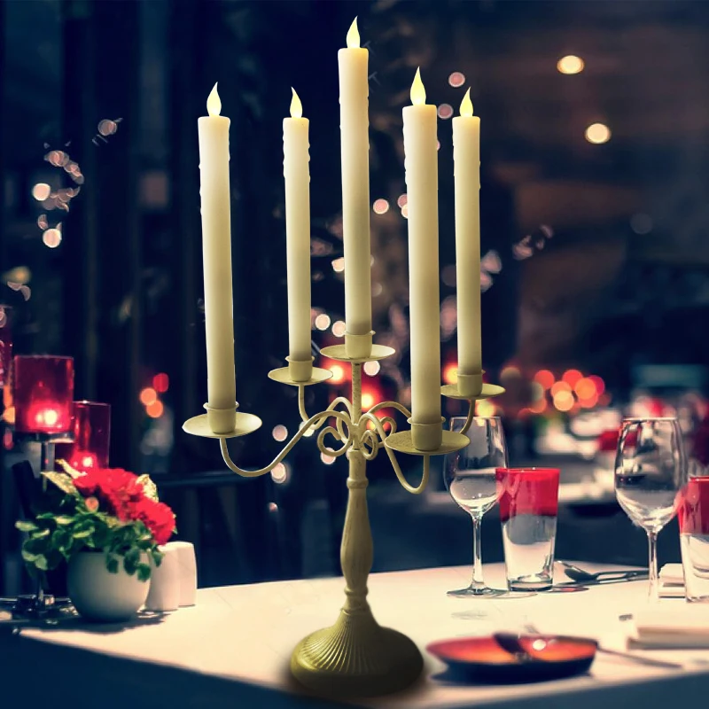 

JSEX LED Electric Candle Fake Candle Lights Tea Light Flameless Light Weding Dinner Church Home Decoration Battery Operated