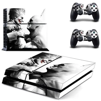 

new Batman and Joker Decal PS4 Skin Sticker For Sony Playstation 4 Console protection film +2Pcs Controllers 15 patterns