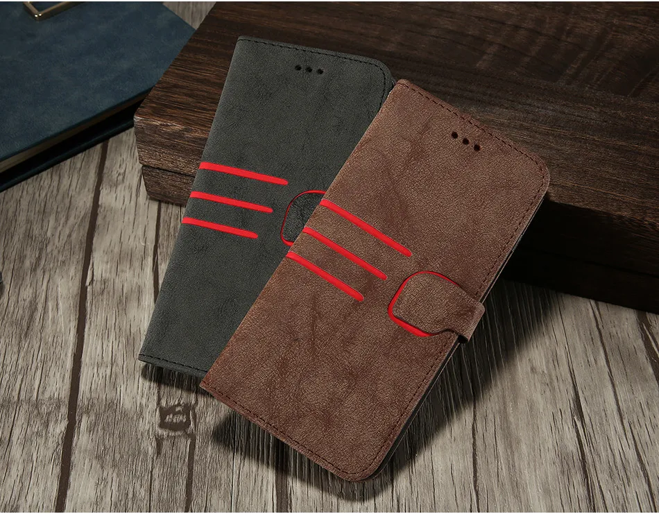 KISSCASE Matte PU Leather Cover For iPhone 6 6s 7 Plus (3)