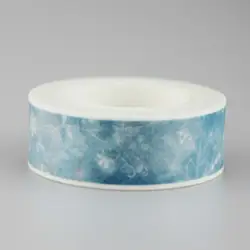 1,5 см синий снежинка клей клейкие ленты для Скрапбукинг DIY Craft Sticky деко маскировки японский Бумага васи клейкие ленты