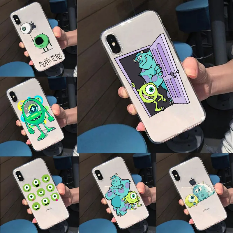 

seracase Cute Monsters University Mike Wazowski Slim Soft Phone Case For iPhone 5 5C 6 6SPlus 7 XR XS Max8 8Plus X 11 11Pro MAX