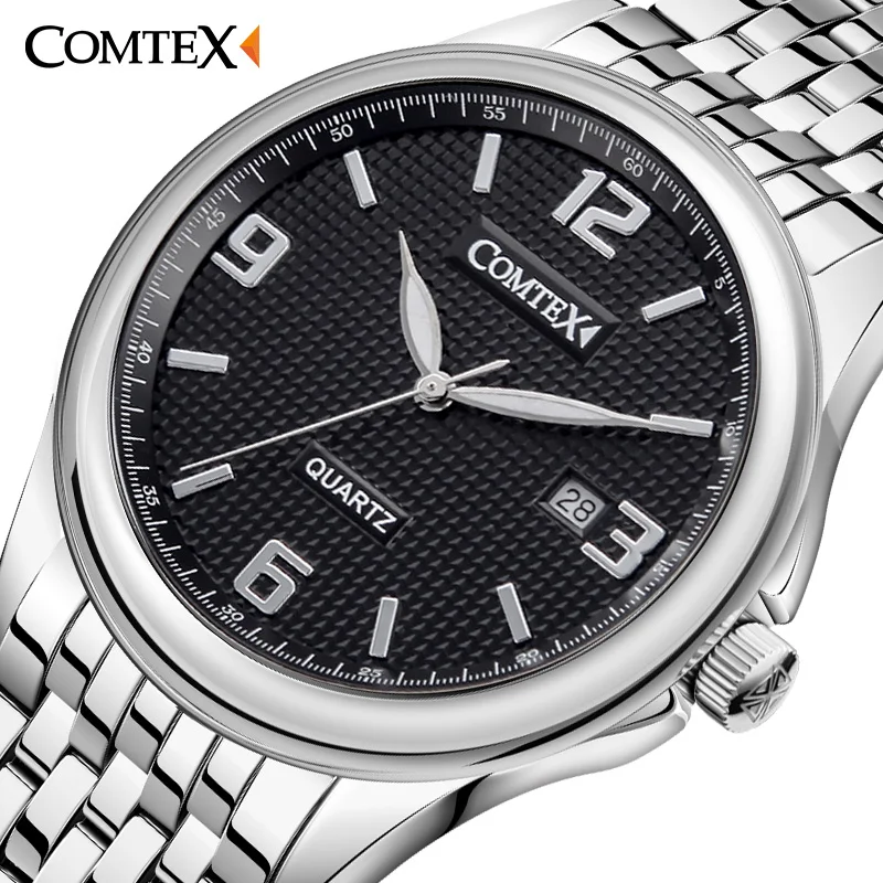 Prix pour Comtex Marque Nouveaux Hommes de Montre D'affaires De Mode Montre-Bracelet Affichage Analogique Mouvement À Quartz Étanche Calendrier Hommes Montres Prix pour Comtex Marque Nouveaux Hommes de Montre D'affaires De Mode Montre-Bracelet Affichage Analogique Mouvement À Quartz Étanche Calendrier Hommes Montres