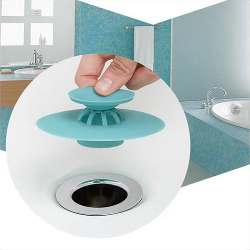Bathroom Accessory Hair Stopper Shower Drain Stopper Floor Drain Rubber
