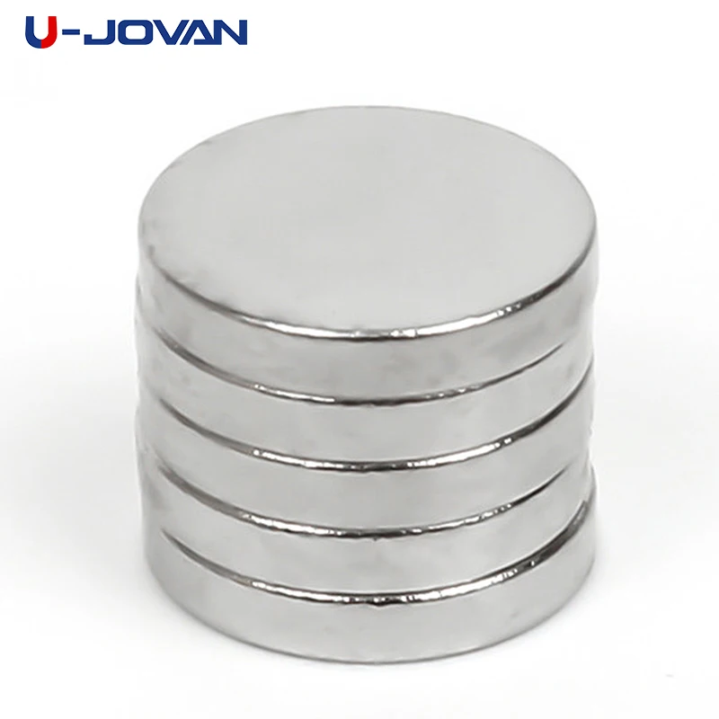 

U-JOVAN 50pcs 8 x 1.5 mm N35 Super Strong Round Craft Powerful Rare Earth Neodymium Magnet 8*1.5mm