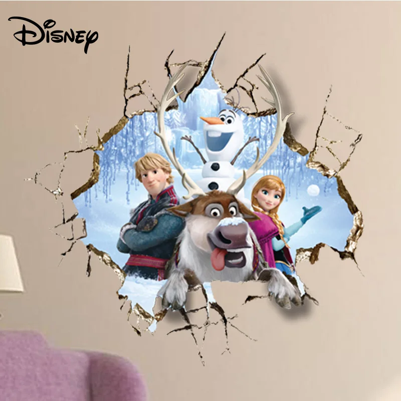 Фоновые наклейки для детской комнаты Disney Холодное печенье Анна|Наклейки| |