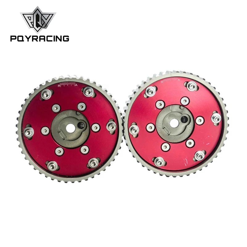 

PQY RACING - Adjustable CAM GEAR GEARS Pulley for BMW E21 E28 E30 E34 E36 318i ( 2pcs) Red PQY6537R